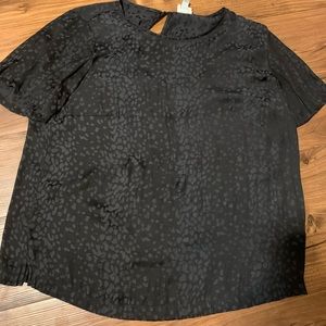 Women’s Black Leopard Top